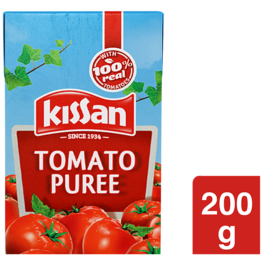 Kissan Tomato Puree, 200 G Carton