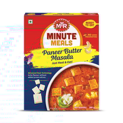 Mtr Ready To Eat Paneer Butter Masal, 300G