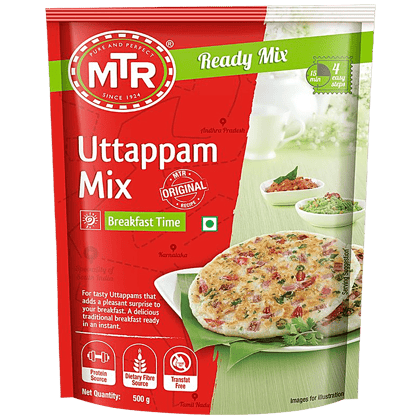 Mtr Original Uttappam Ready Mix, 500 G Pouch