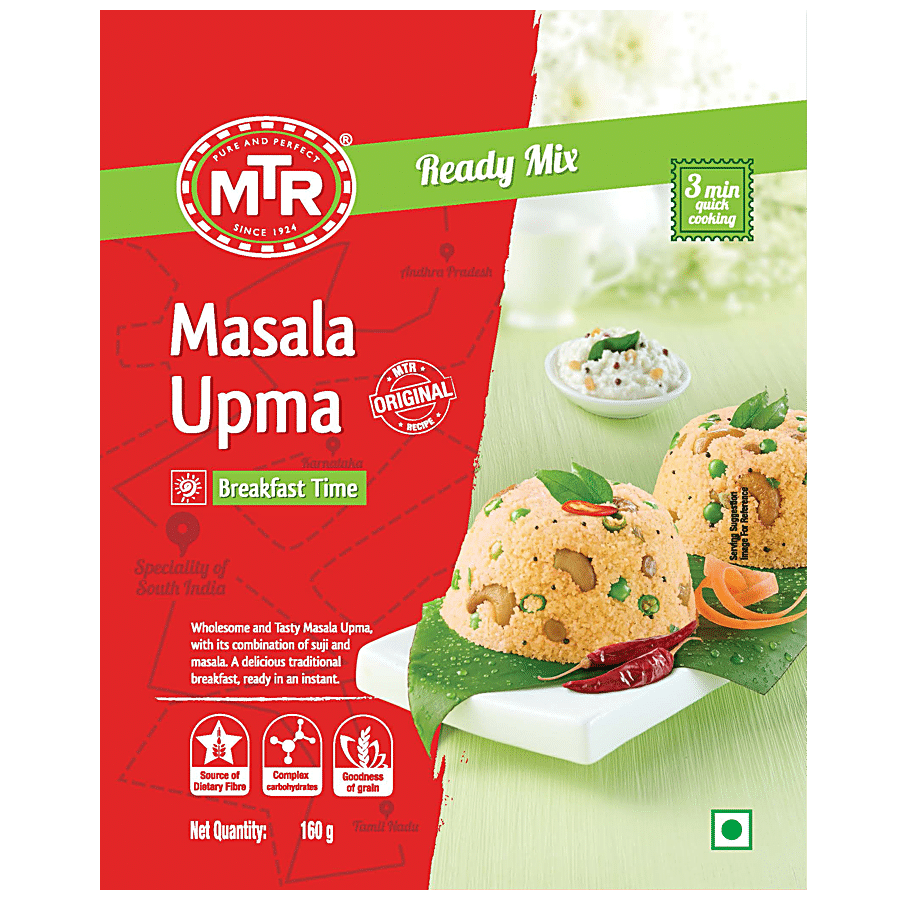 Mtr Original Masala Upma Ready Mix, 160 G Pouch