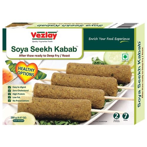 Vezlay Soya Seekh Kabab, 280 G