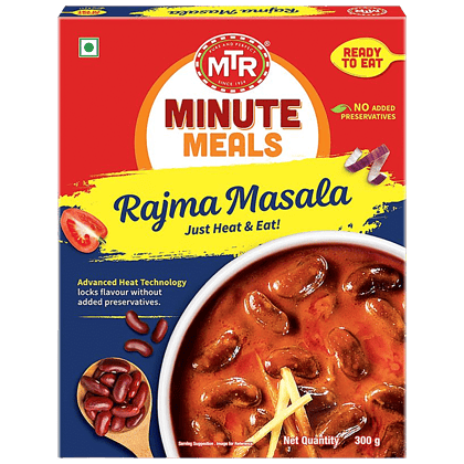 Mtr Ready To Eat, Rajma Masala, 300 G