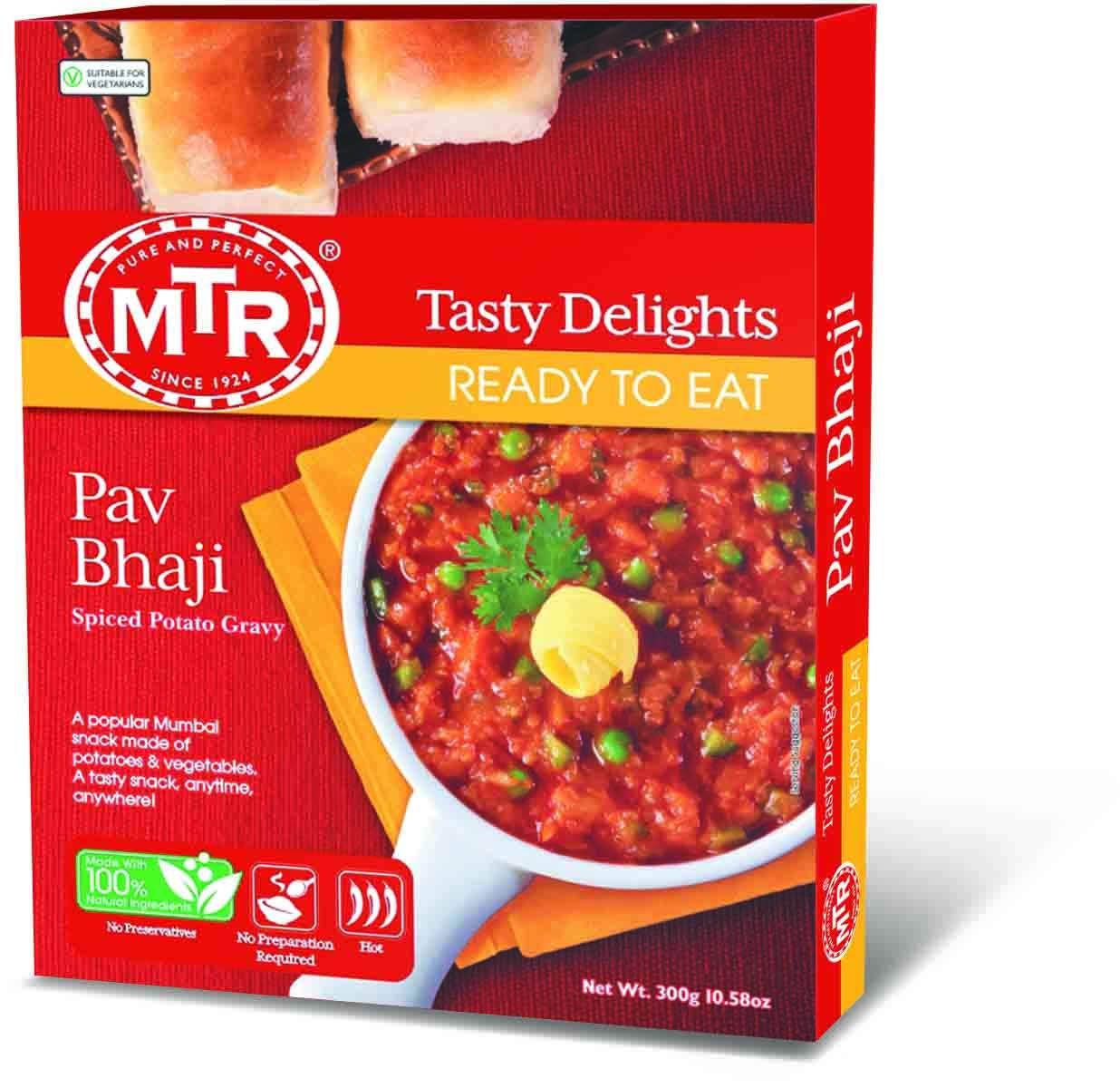 Mtr Ready To Eat, Pav Bhaji, 300G Carton