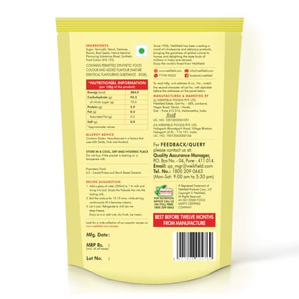 Weikfield Falooda Mix, Rose Mix, Rich, Smooth & Creamy Texture, Delicious & Refreshing Taste, Instant Falooda Mix, 200 G Pouch