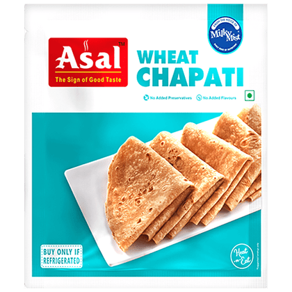Asal Wheat Chapathi, Soft, Tasty & Highly Nutritious, Just Heat, 200 G