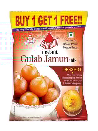 Bambino Gulab Jamun Mix, 180G