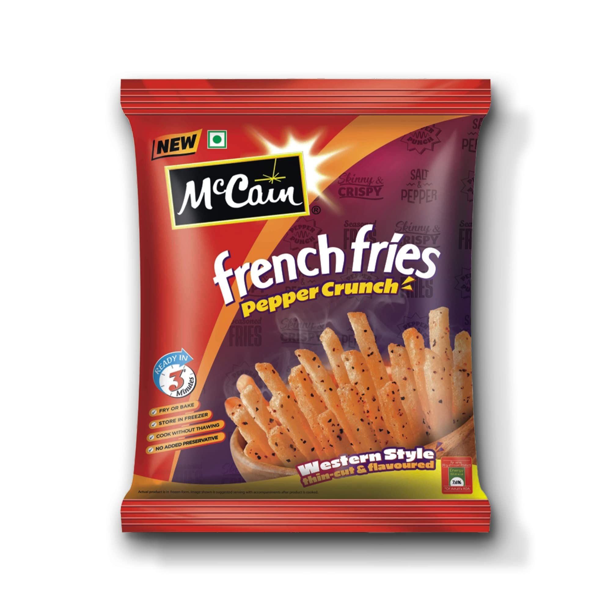 Mccain French Fries Pepper Crunch, 420Gm