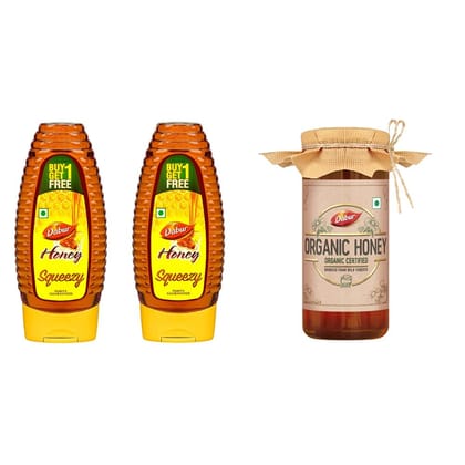 Dabur Honey Squeezy Pack, 400G
