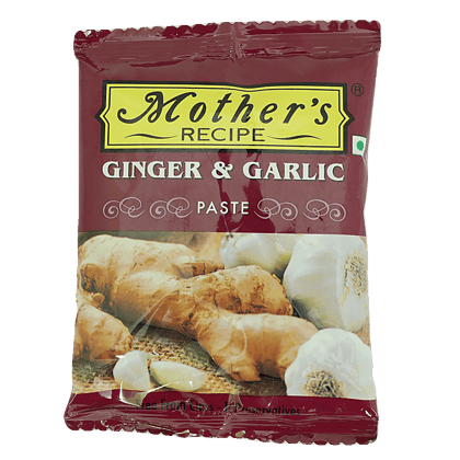 Mother's Recipe Paste, Ginger & Garlic, 100 G Pouch