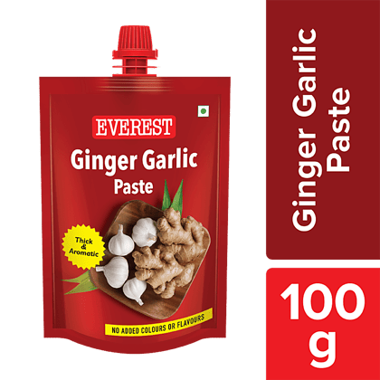 Everest Ginger Garlic Paste, No Added Colours & Flavours, 100 G