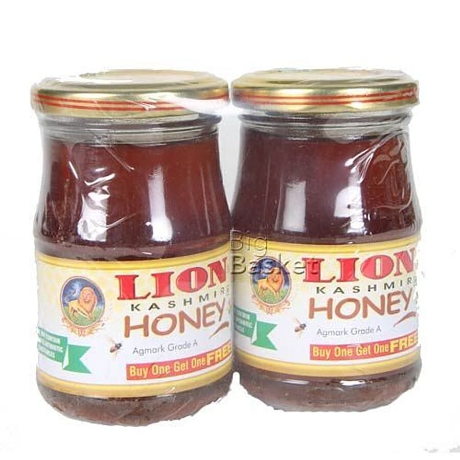 Lion Honey, Kashmir, 250 G Jar Pack of 2