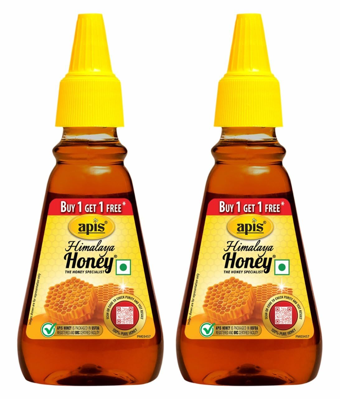 Apis Himalaya Honey, 225G (Buy 1 Get 1 Free)