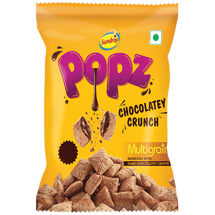 Sundrop Popz, Chocolatey Crunch, Choco Fills, Multigrain Munchies, 25 G