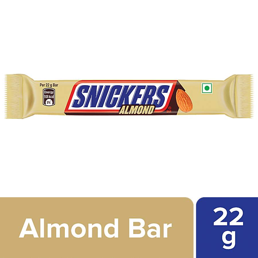 Snickers Almond Filled Chocolate Bar, 22 G Pouch