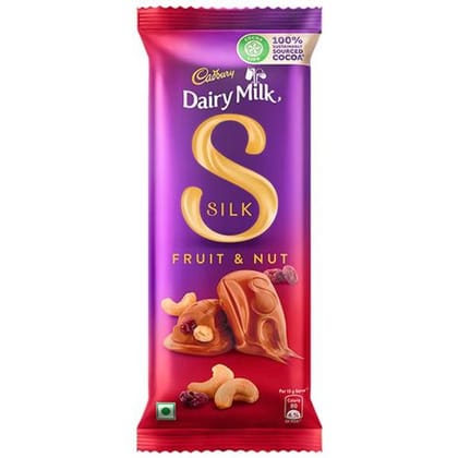 Cadbury Dairy Milk Silk Silk Fruit & Nut Chocolate Bar, 137 G