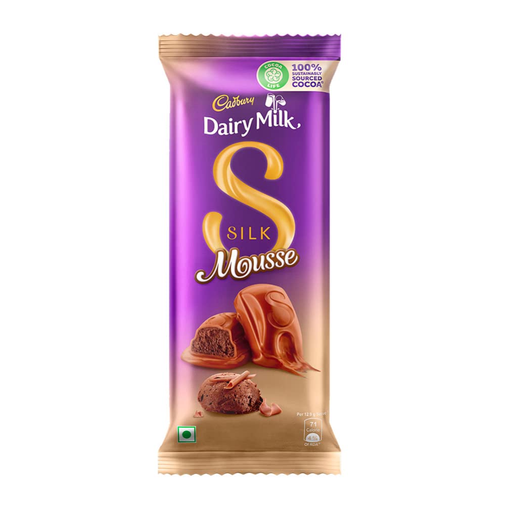 Cadbury Dairy Milk Silk Mousse, Chocolate Bar, 116 G