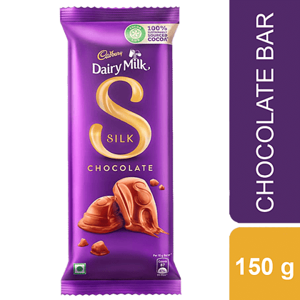 Cadbury Dairy Milk Silk Heart Blush Chocolate Bar, 150 G