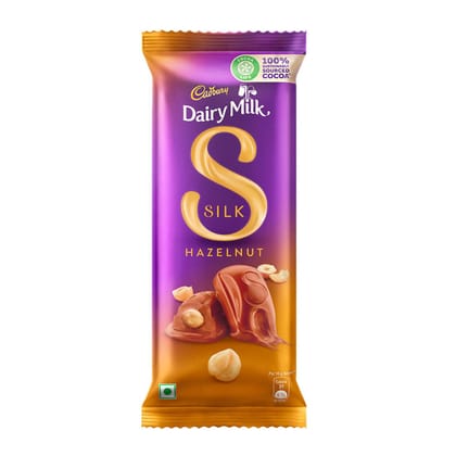 Cadbury Dairy Milk Silk Hazelnut Chocolate Bar, 143 G