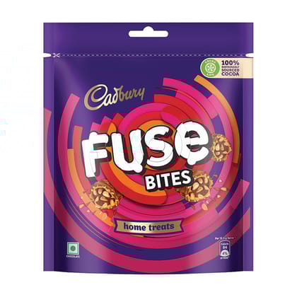 Cadbury Fuse Peanut & Caramel Filled Chocolate Home Treats, 108.5G