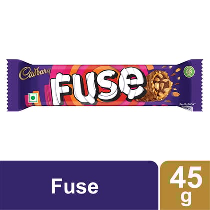 Cadbury Fuse Peanut & Caramel Filled Chocolate Bar, 45G Cadbury Fuse Peanut & Caramel Filled Chocolate Bar, 45G