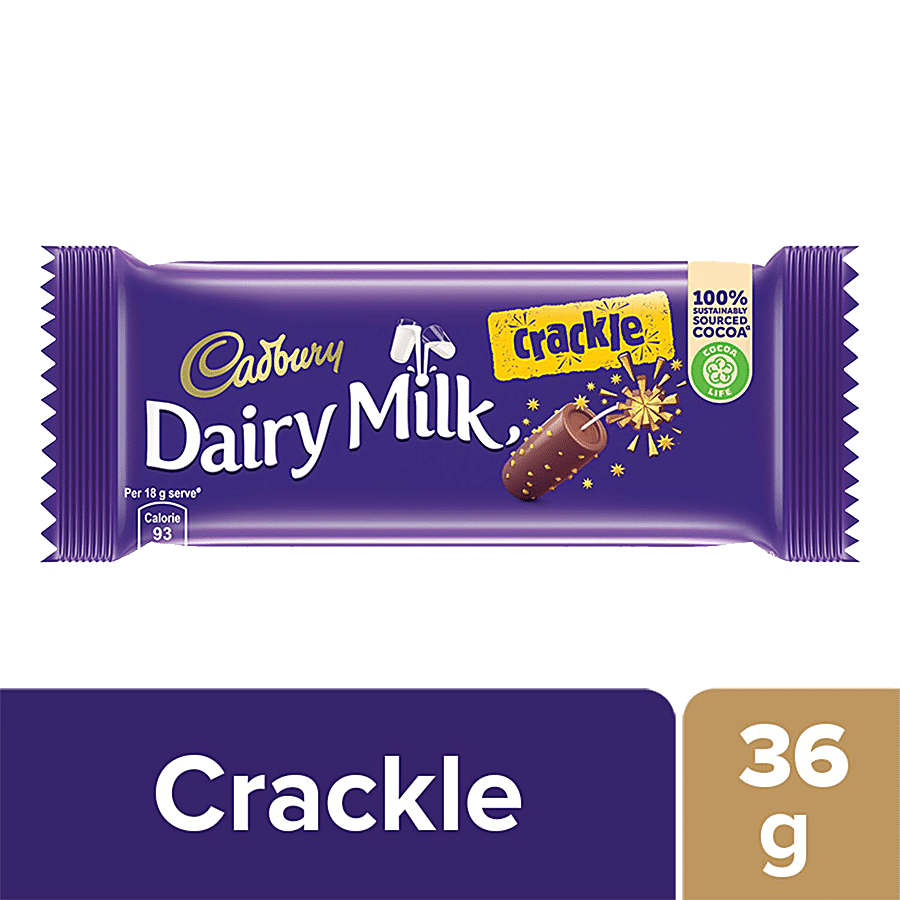 Cadbury Dairy Milk Crackle Chocolate Bar, 36 G