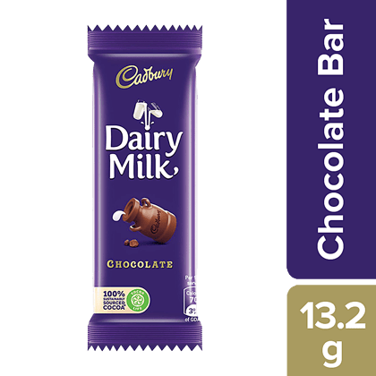 Cadbury Dairy Milk Chocolate Bar, 13.2 G