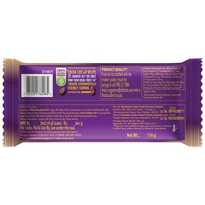 Cadbury Dairy Milk Silk Dairy Milk Silk Mousse, Chocolate Bar, 116 G