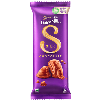 Cadbury Dairy Milk Silk Chocolate Bar, 60 Gm Cadbury Dairy Milk Silk Chocolate Bar, 60 Gm