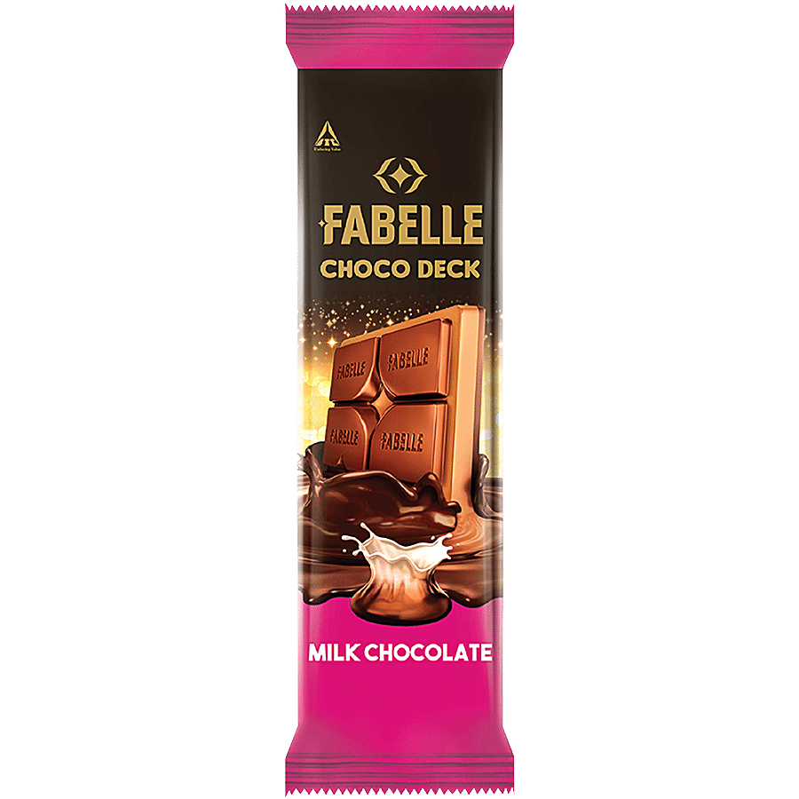 Fabelle Chocolates Choco Deck, Milk Chocolate, 35.5 G
