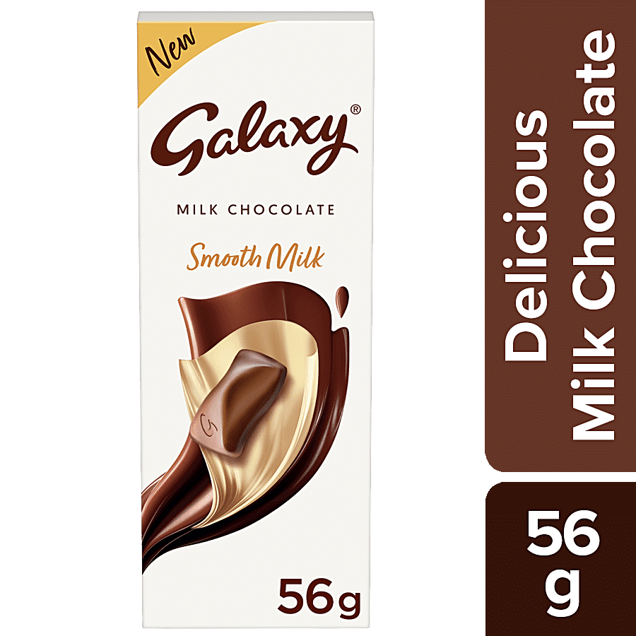 Galaxy Silky Smooth Milk Chocolate Bar, 56 G
