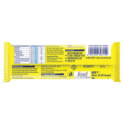 Nestle Milkybar White Chocolate, 24.5 G