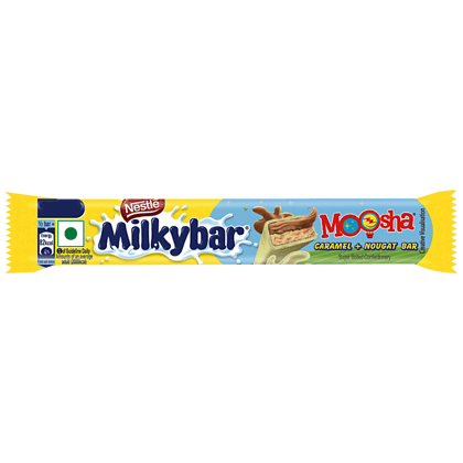 Nestle Milkybar Moosha, Caramel & Nougat Bar, 38 G
