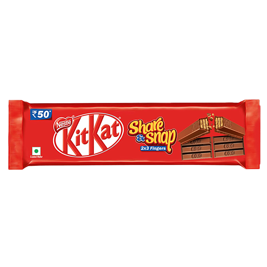 Nestle Kitkat Share & Snap 2X3 Fingers Wafer Bar, 57 G
