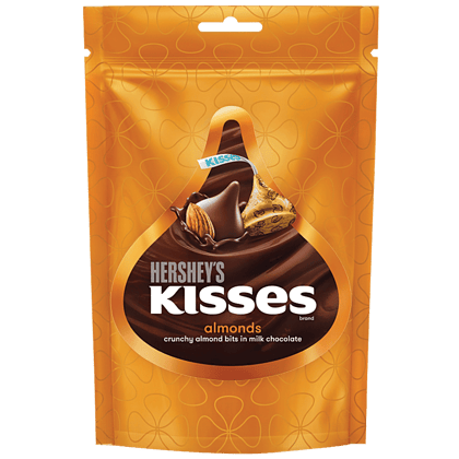 Hersheys Kisses, Almonds Chocolate, 100.8 G