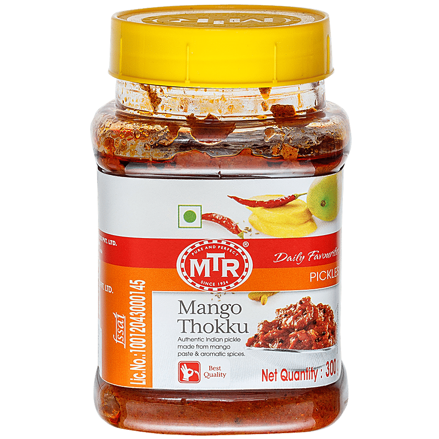 Mtr Pickle, Mango Thokku, 300 G Jar