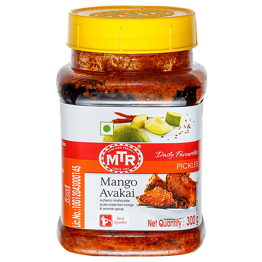 Mtr Pickle, Mango Avakai, 300 G Jar