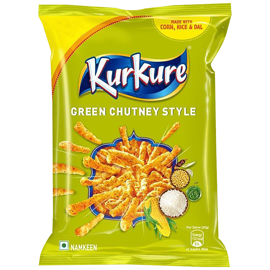 Kurkure Namkeen, Green Chutney Rajasthani Style, 70 G