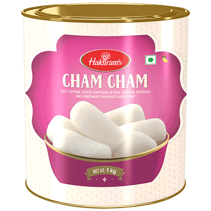 Haldiram's Sweets, Cham Cham, 1 Kg Tin
