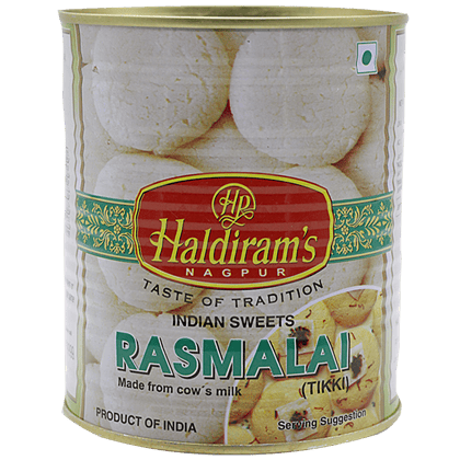 Haldiram's Rasmalai, 1 Kg Tin