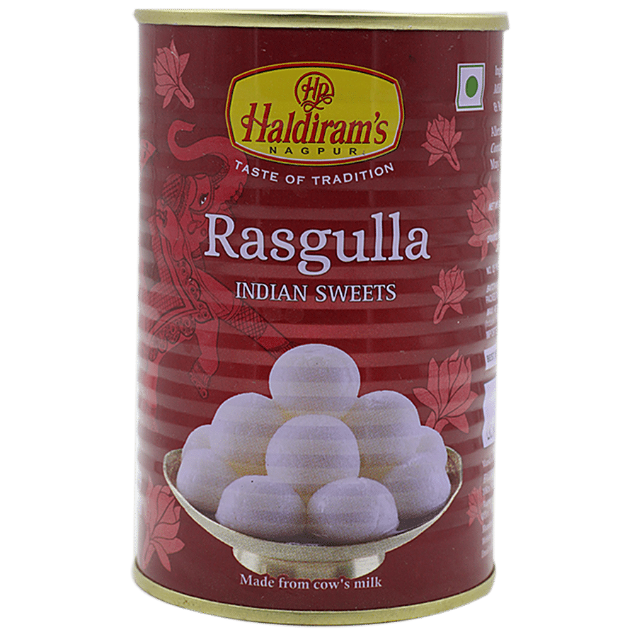 Haldiram's Rasgulla, 500 G Tin