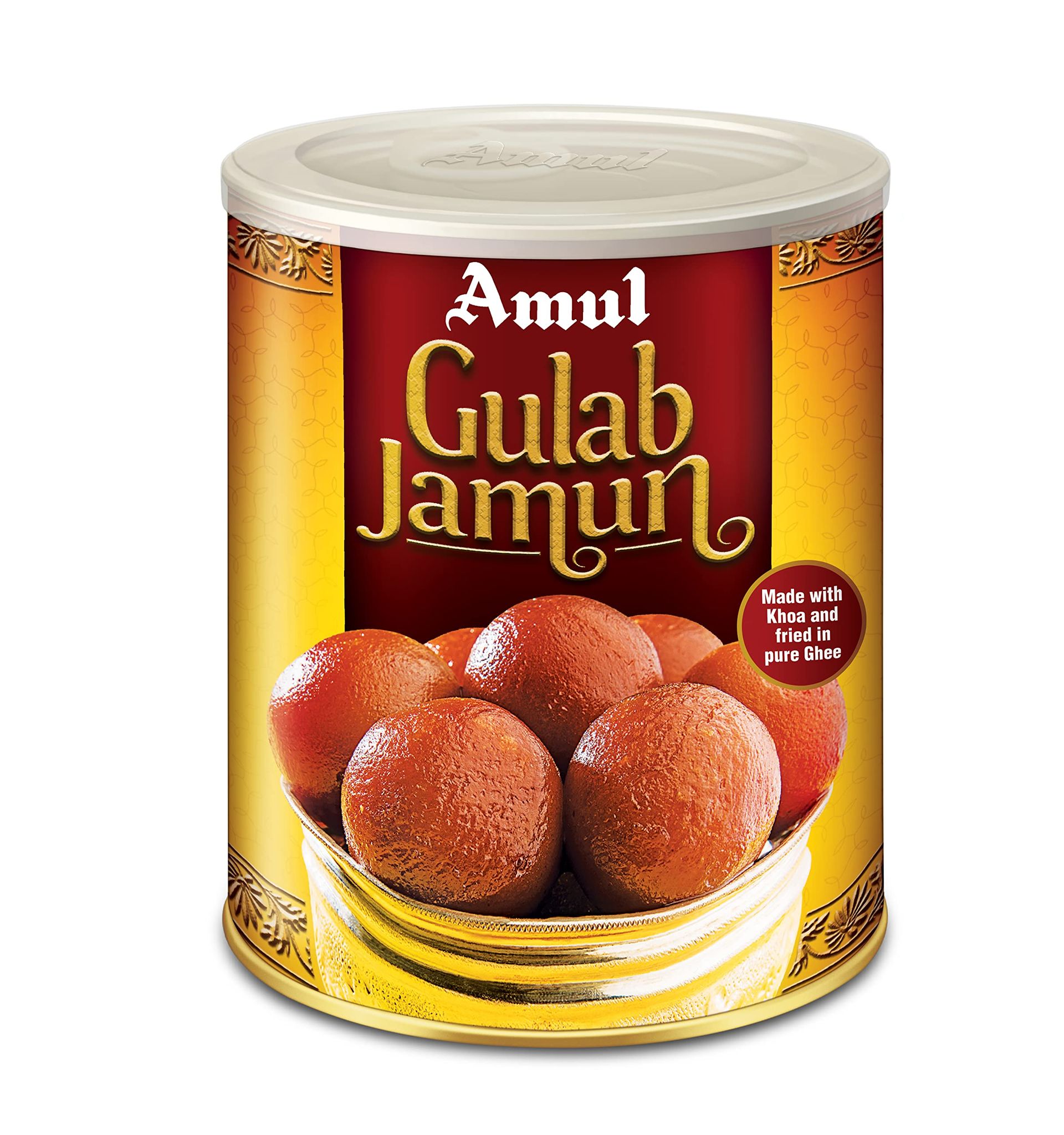 Amul Gulab Jamun, 1 Kg, Can