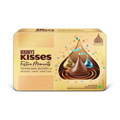 Hershey'S Kisses Festive Moments Gift Pack Tin, 171G