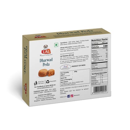 Lal Dharwad Peda, 200G Carton