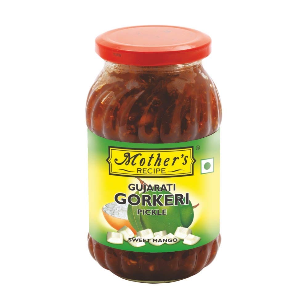 Mothers Recipe Gujarati Gorkeri Pickle Bottle, 500 G