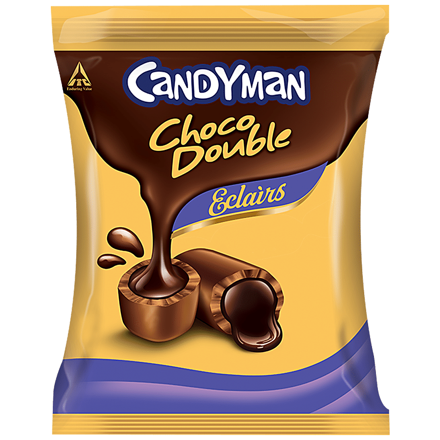 Candyman Choco Double Eclairs, Birthday Pack, 273 G Pouch