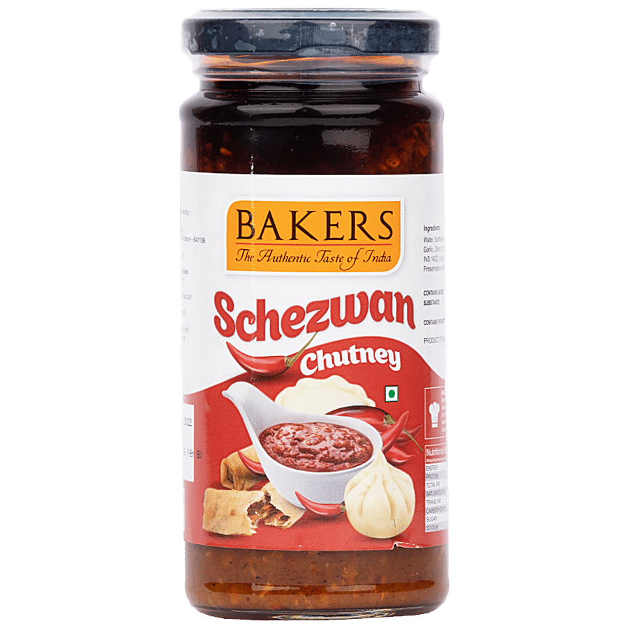 Bakers Shezwan Chutney, Adds Spice To Dish, 250 G