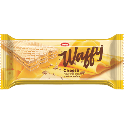 Dukes Waffy Wafers, Cheese, 60 G Pouch