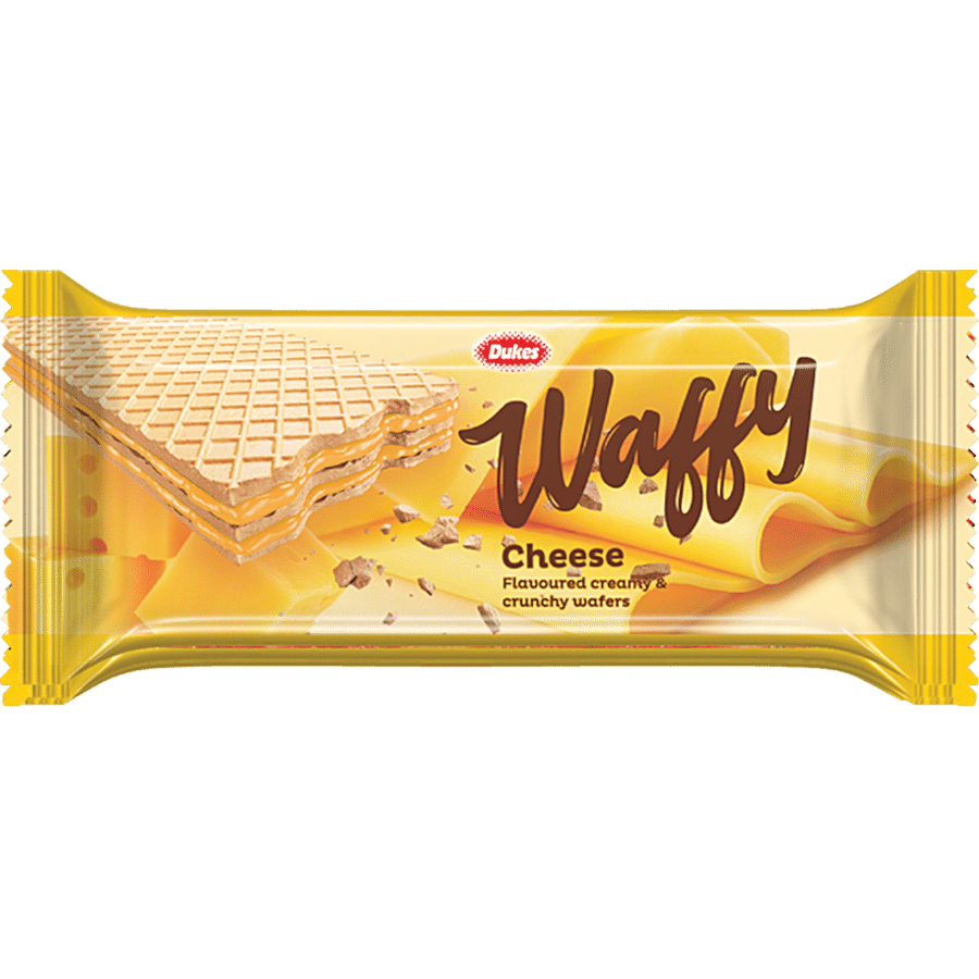 Dukes Waffy Wafers, Cheese, 60 G Pouch