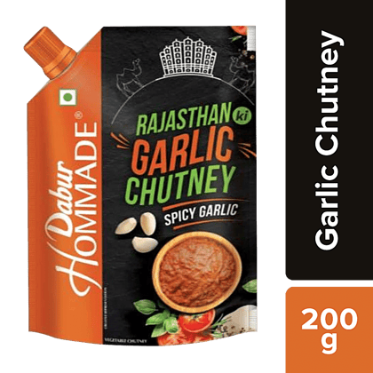 Dabur Hommade, Rajasthan Ki Garlic Chutney, 200 G