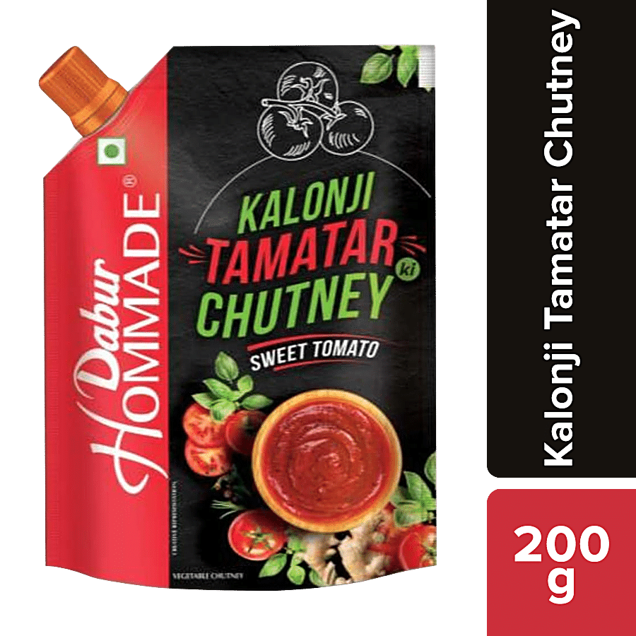 Dabur Hommade, Kalonji Tamatar Ki Chutney, 200 G